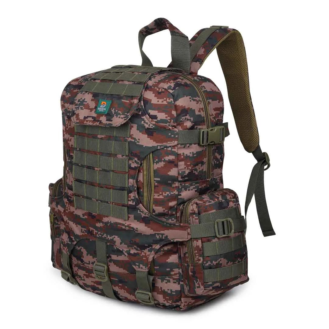 Indian Army combat backpack with MOLLE webbing