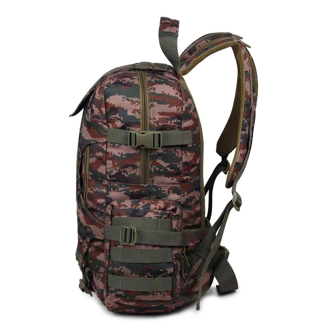 Tactical bag with waist pouch and side storage