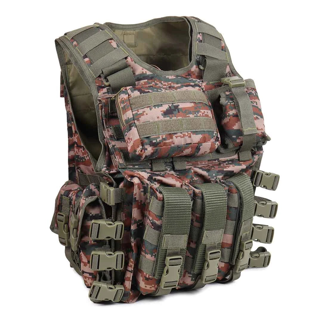 Indian Army tactical plate carrier front view