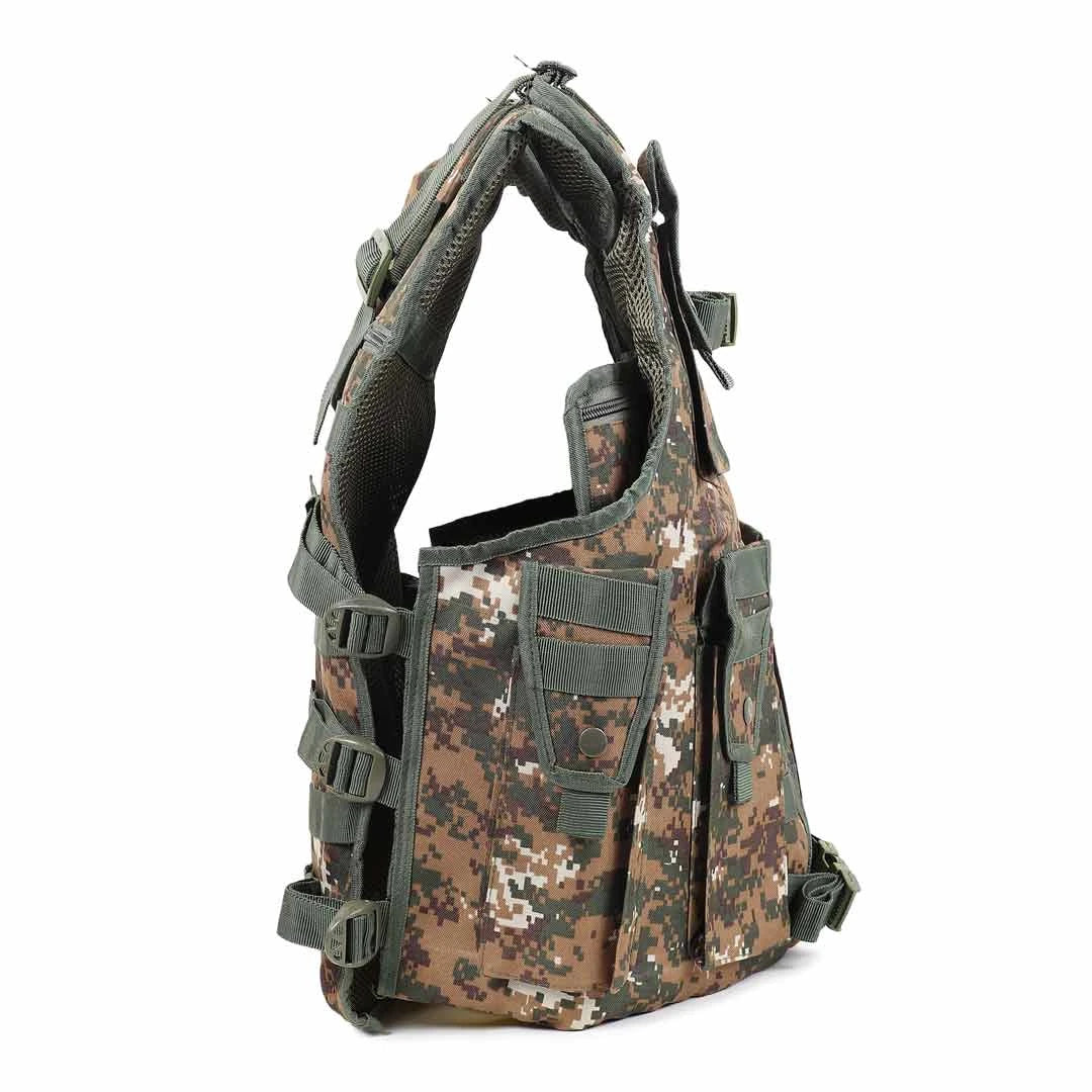 Jungle Camouflage Plate Carrier Harness