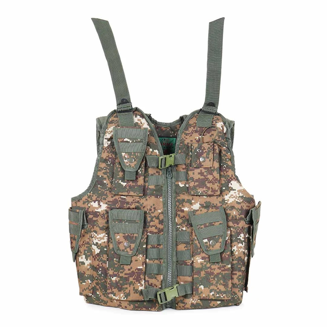 Jungle Camouflage Plate Carrier Harness
