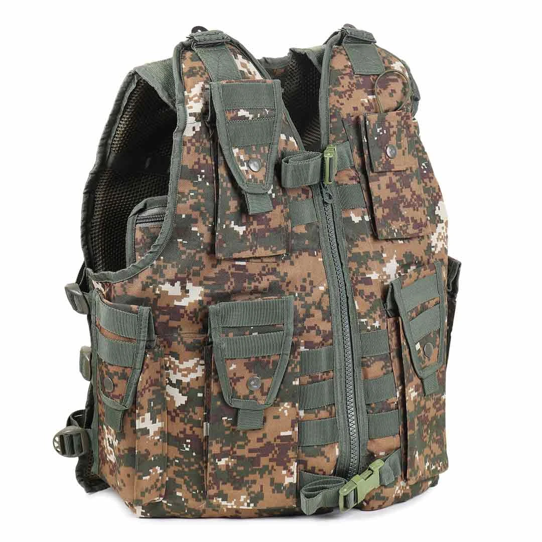 Jungle Camouflage Plate Carrier Harness