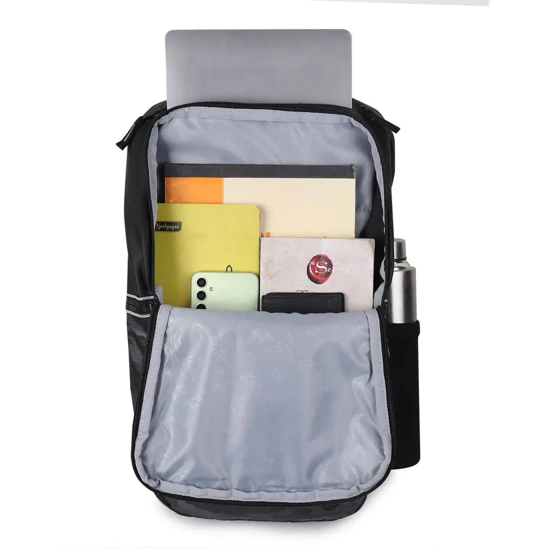 Seeker Laptop Backpack-Black Metallic