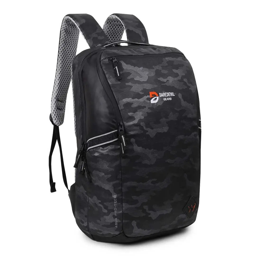 Seeker Laptop Backpack-Black Metallic