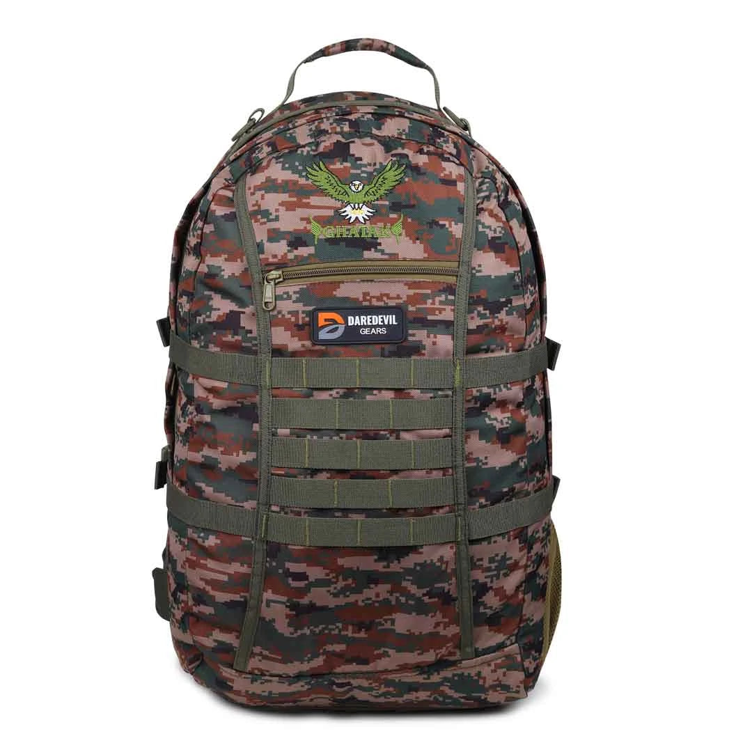 Front view of Indian tactical Ghatak backpack
