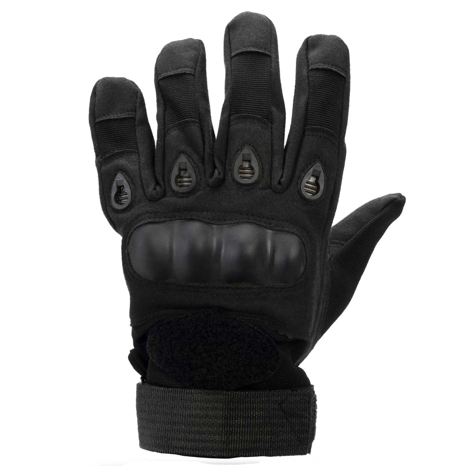 Military personnel demonstrating stun gloves in combat drill