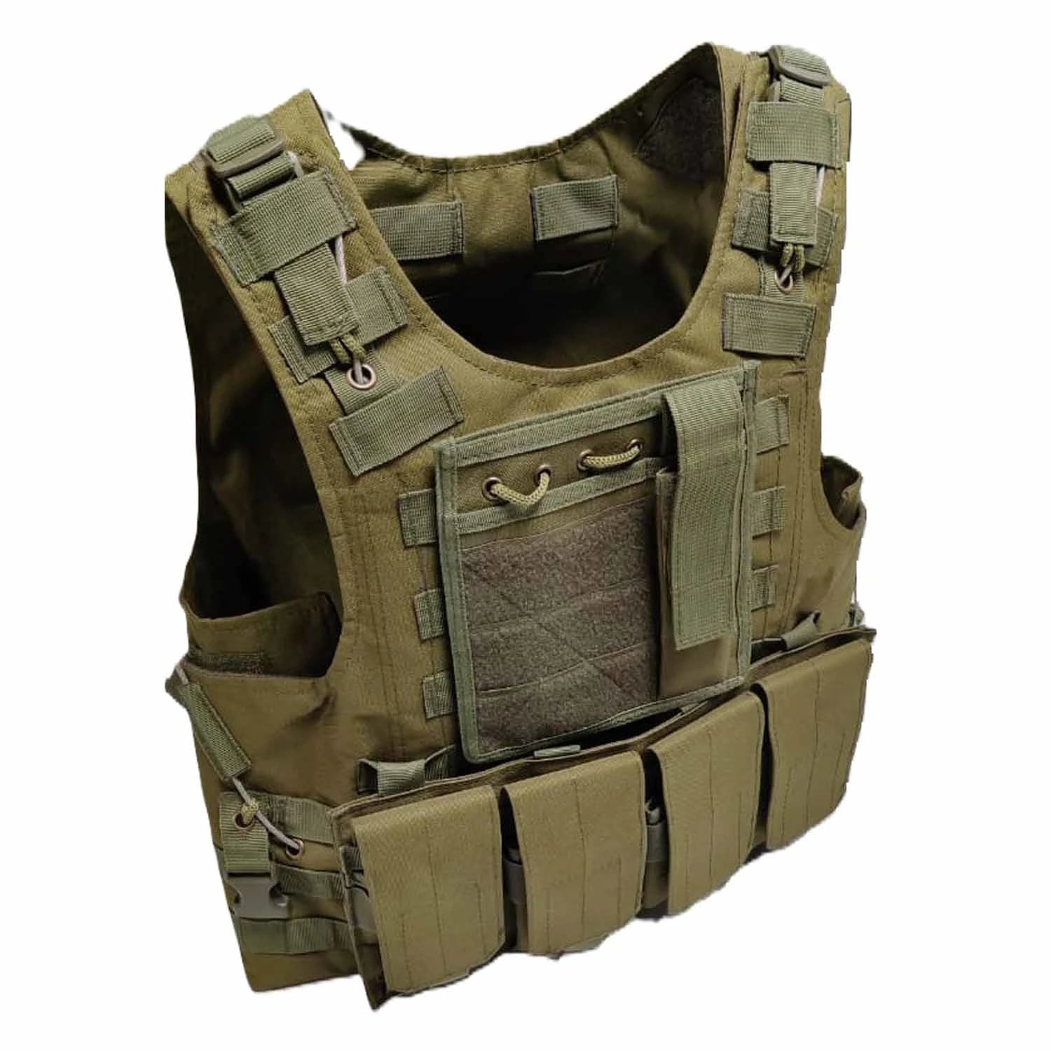 Tactical Bulletproof Jacket Level III+ front view for high-risk field operations