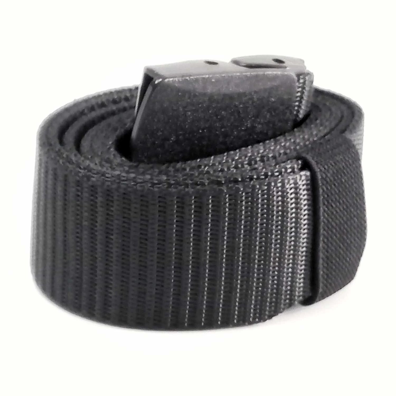 Military-grade web belt paired with tactical gear